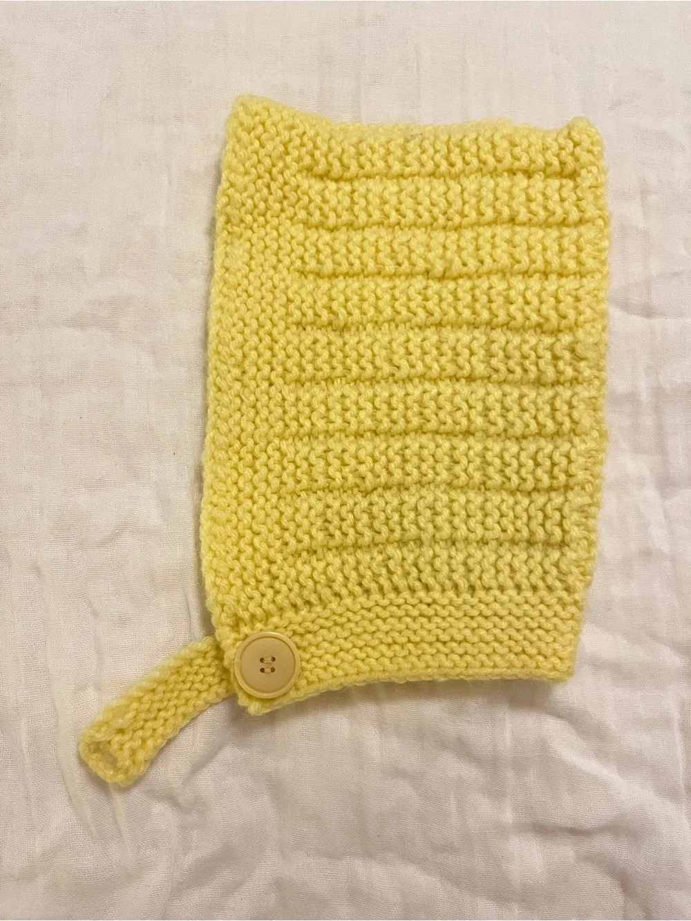 Vintage Knit Baby Hood